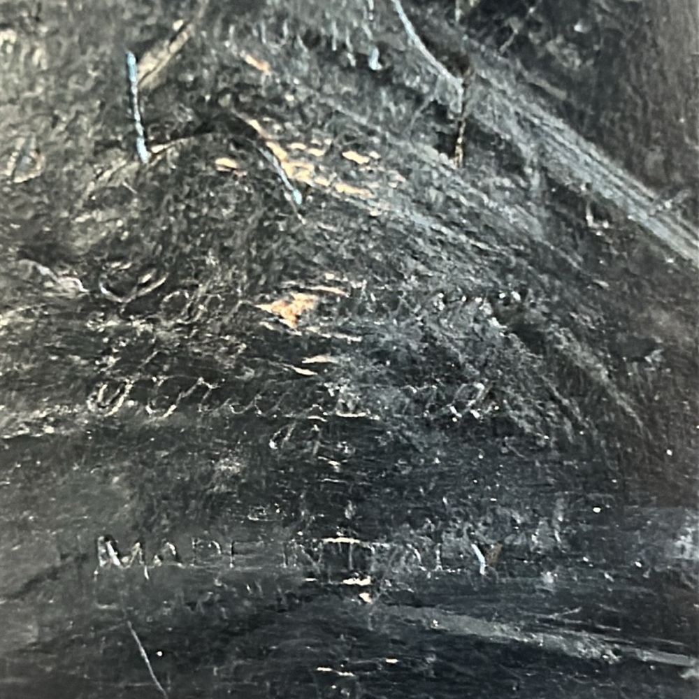 Vibram Fisherman Men's Black Braided Leather Sandals. Size 11. Made in Italy. - Picture 7 of 9